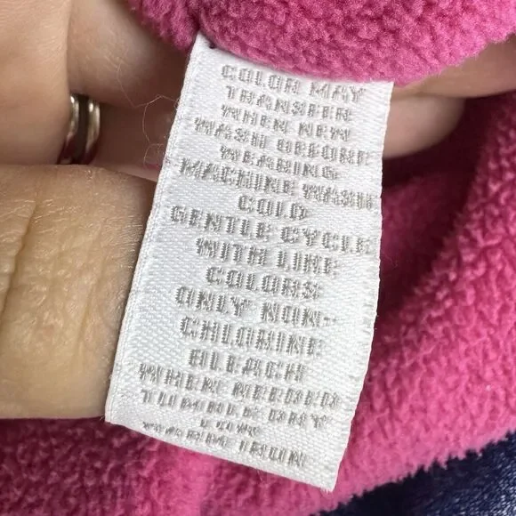 Vintage Charter Club Barn Chore Denim Jacket Medium Blue Quilted Fleece Country - Picture 9 of 9